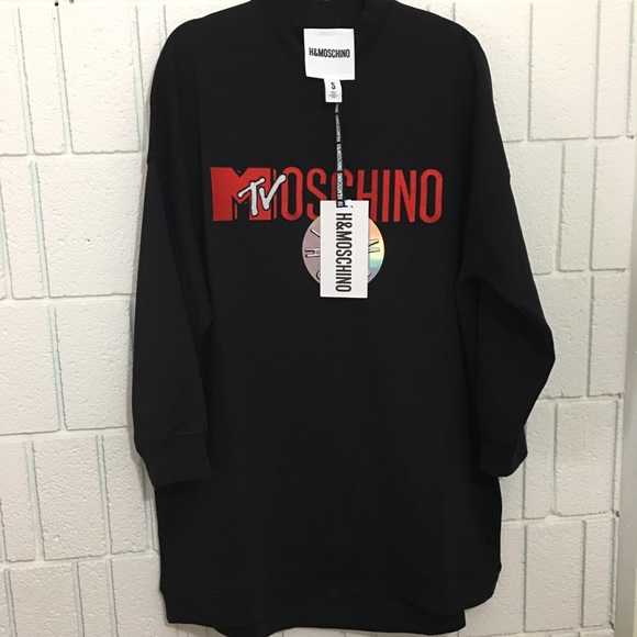 h&m moschino oversized dress